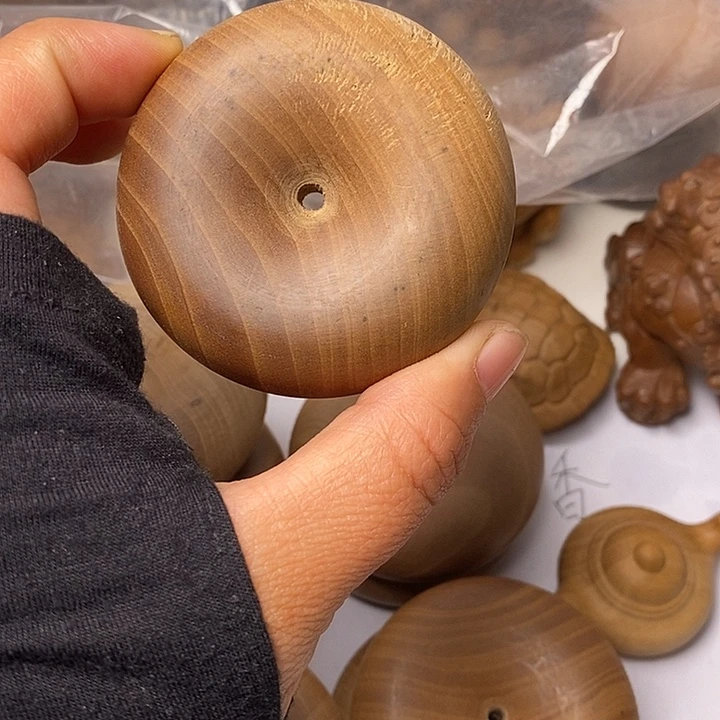 檀香木老山檀香面包圈瑕疵