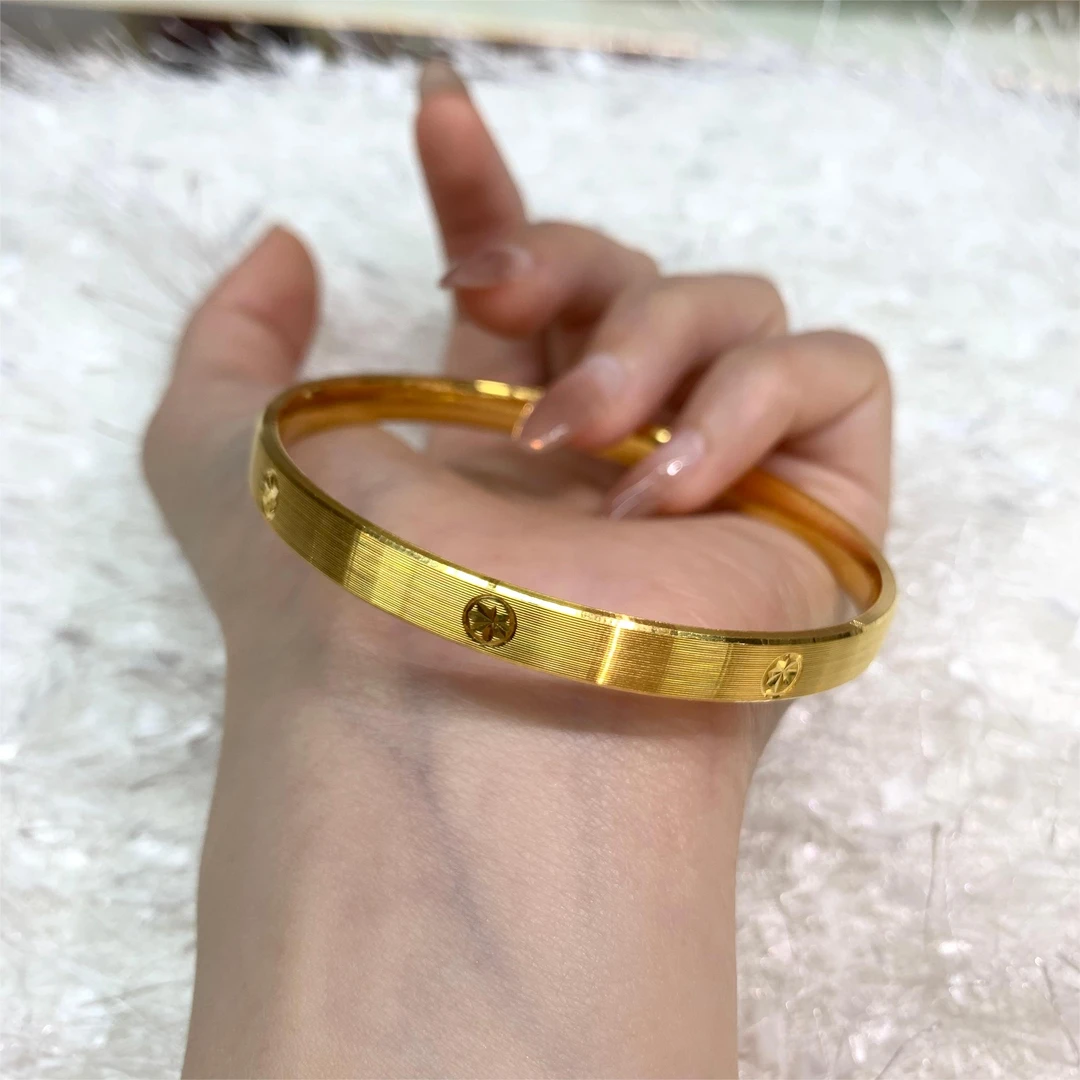 足金999卡家拉丝款手镯