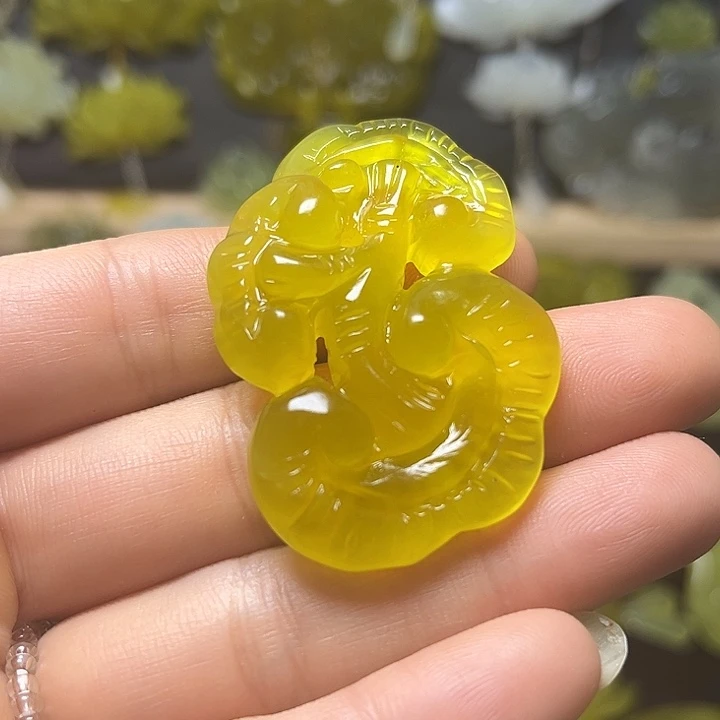 未镶嵌蛇纹石玉发饰