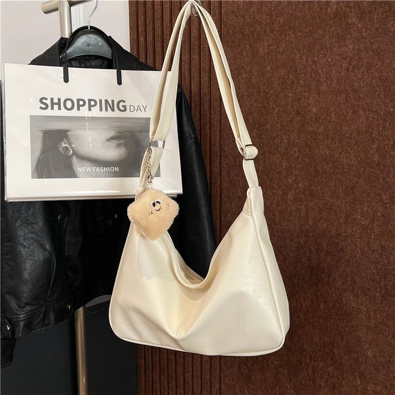 新款斜挎包春夏新款复古包包托特质感休闲学院单肩大容量新款