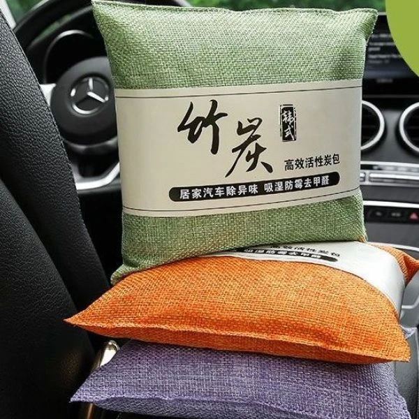 竹炭包汽车用新车车内除甲醛除异味去味专用碳包车载活性炭包摆件