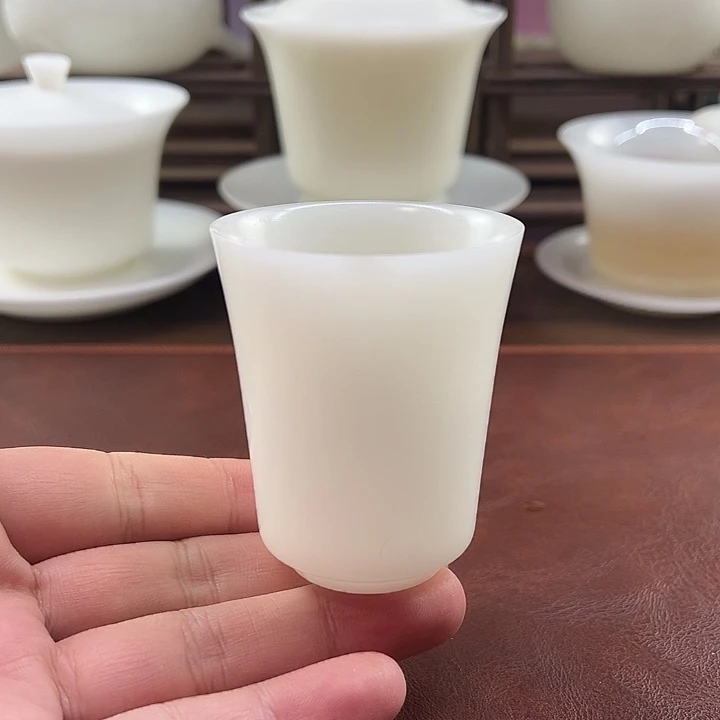 隐唐窑/璞玉素烧70ml闻香主人杯