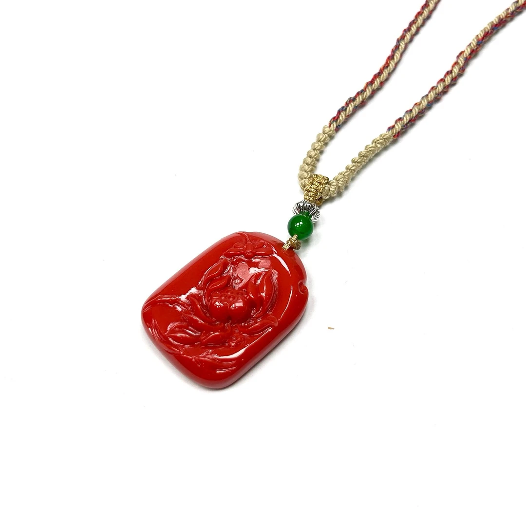 HS125现代简约时尚吊坠 尺寸41x30x9mm