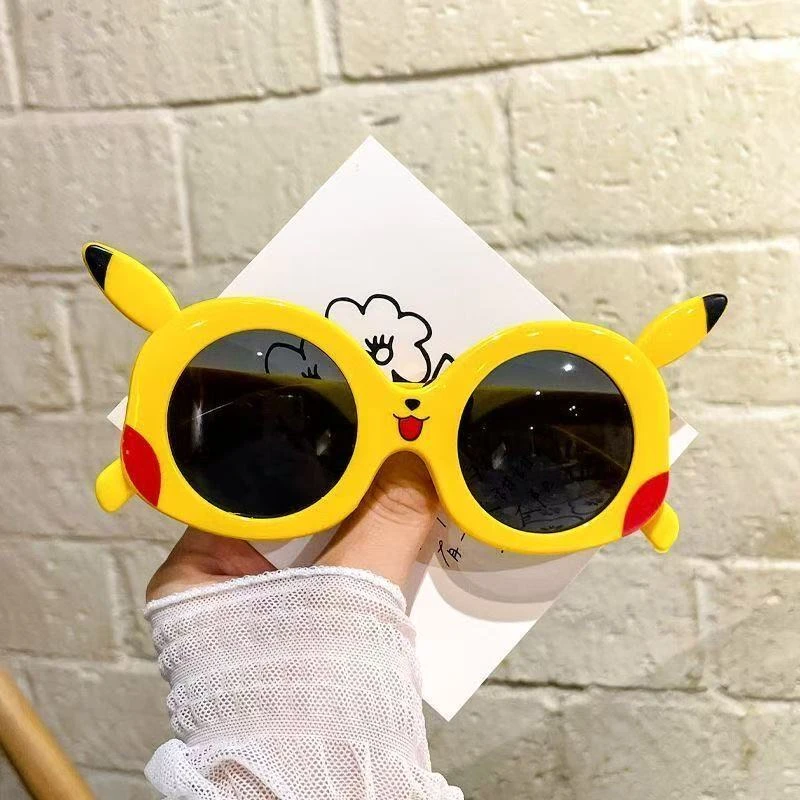 儿童太阳镜偏光宝宝硅胶眼镜可爱皮卡丘个性潮男女童卡通防紫外线