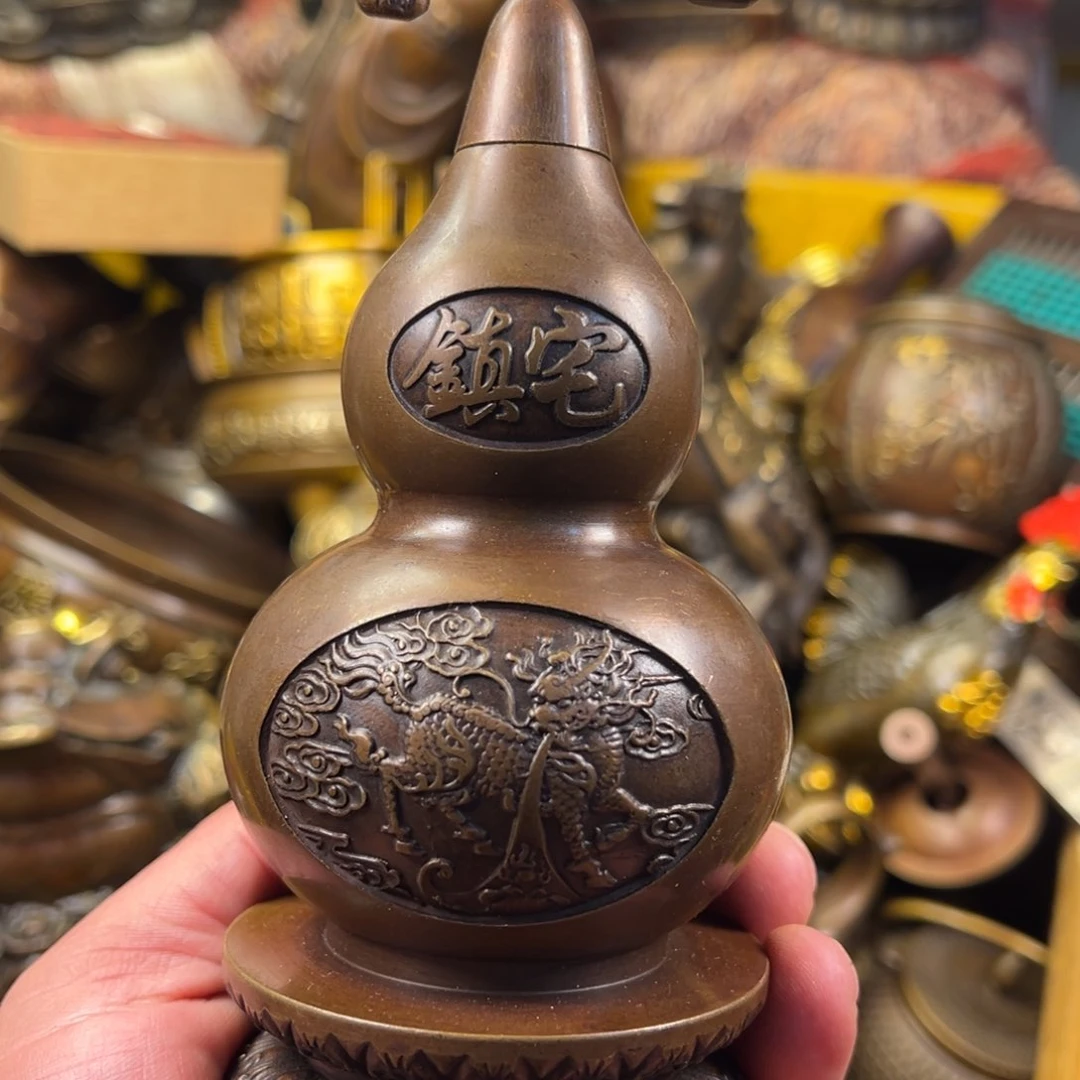 茶壶香炉铜器摆件