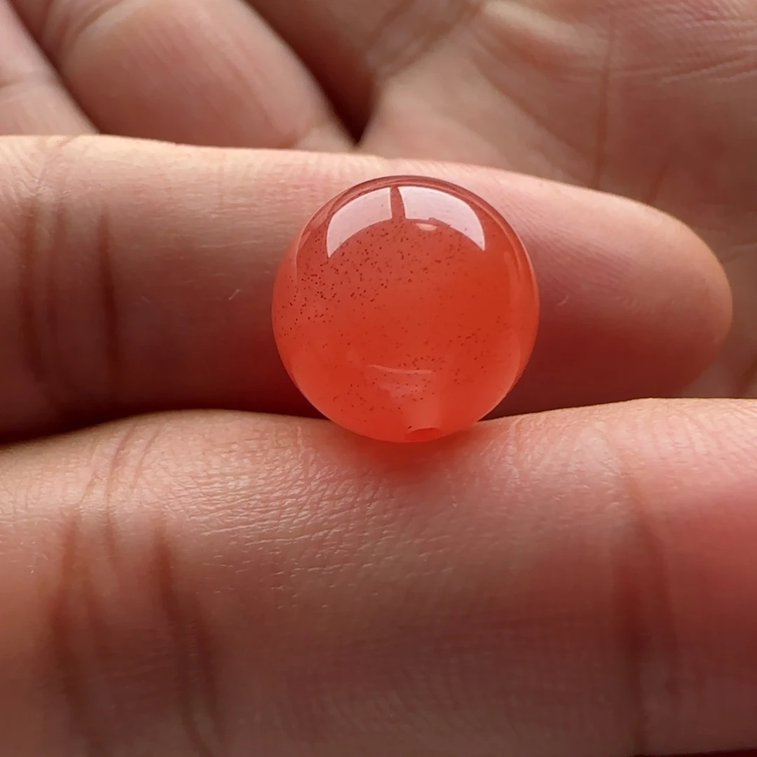 南红玛瑙未镶嵌圆珠11.8