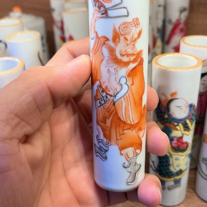 纯手绘精品盖碗杯
