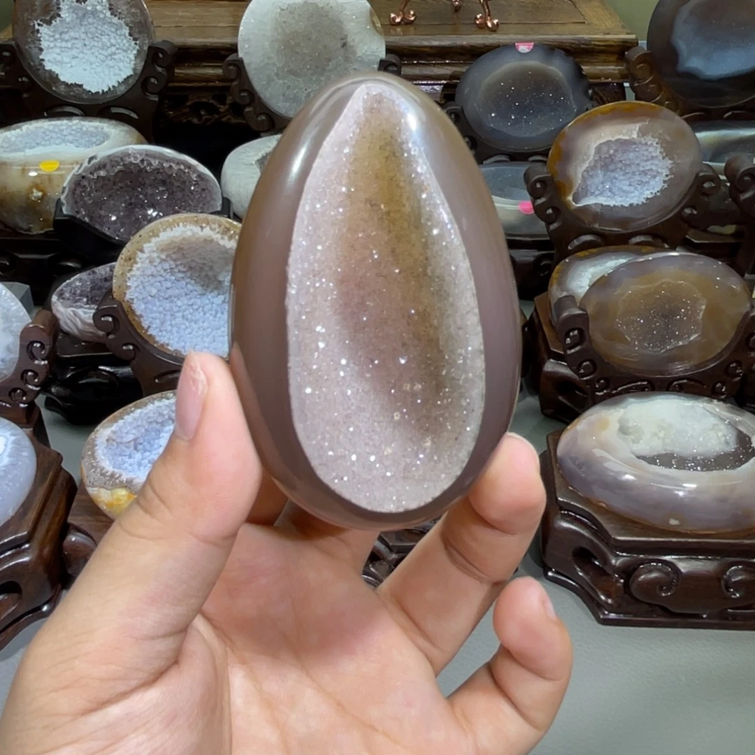 大型摆件（非配饰）未镶嵌水晶龙蛋