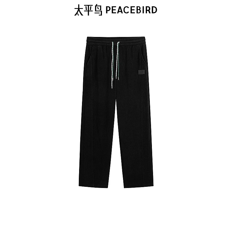 【商场同款】太平鸟男装 24年冬季灯芯绒休闲裤男B1GME4335