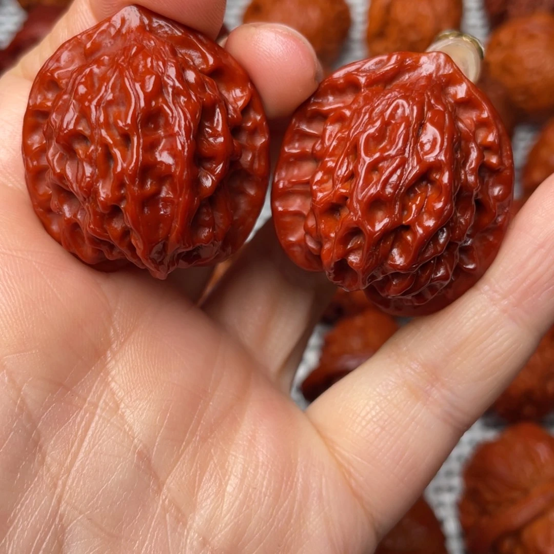 桃核吊坠文玩核桃 手把件 盘山两棱 34