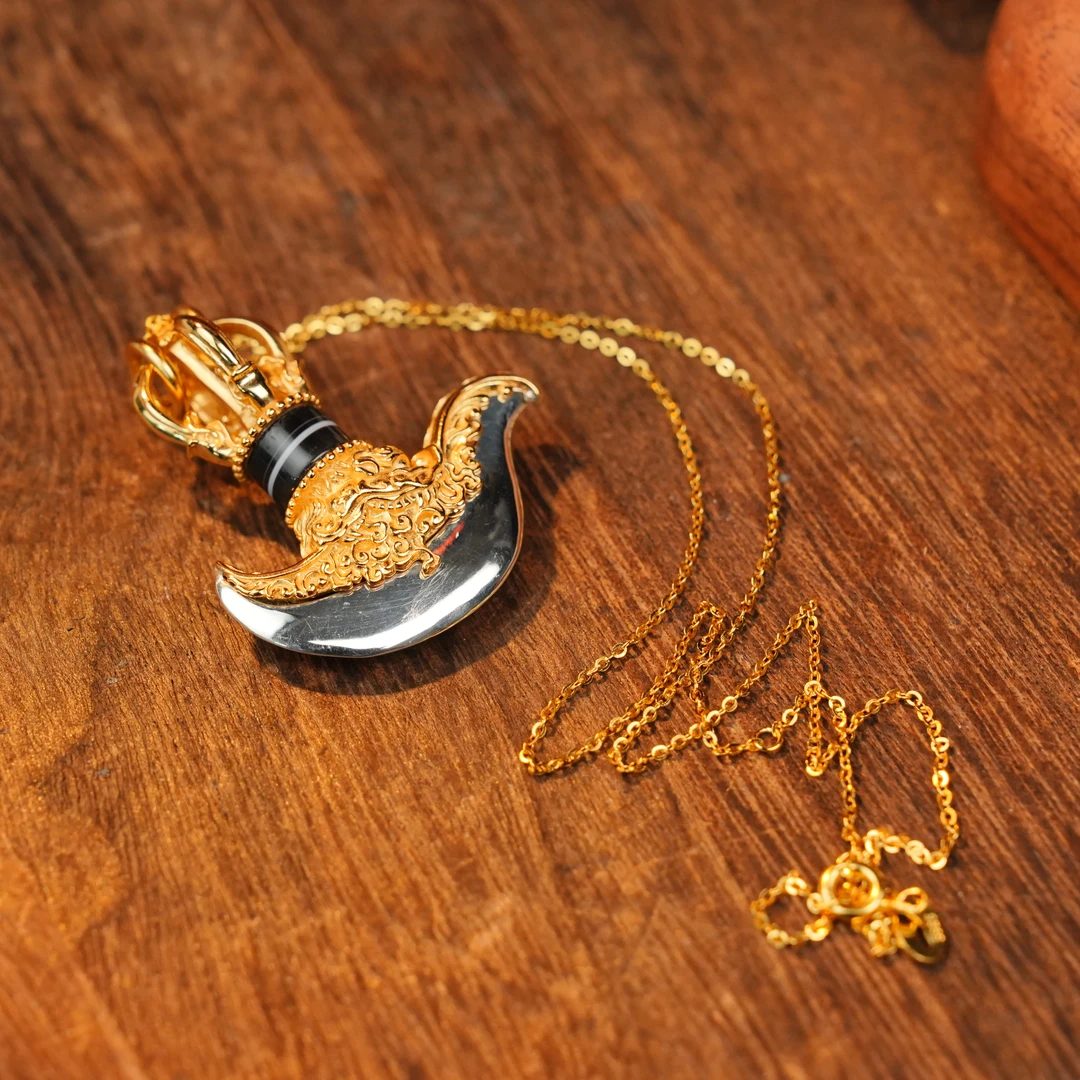 吊坠925银 一线金刚斧吊坠LSZ0150023