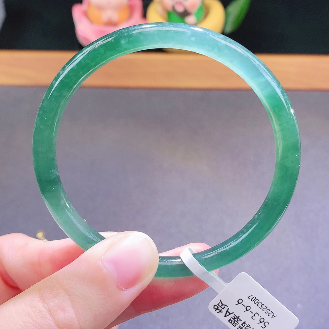 翡翠未镶嵌手镯天然翡翠