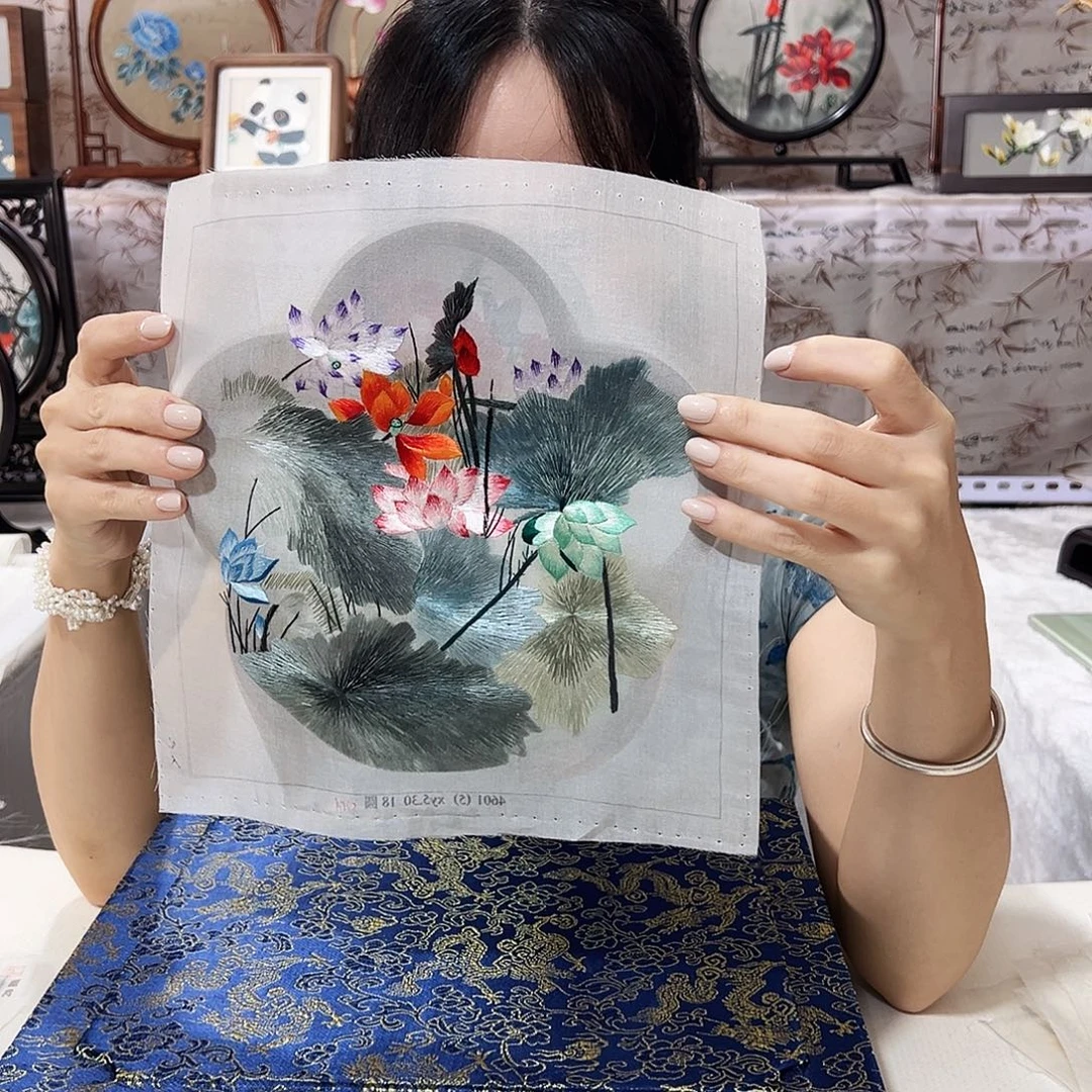 织绣苏绣摆台精工