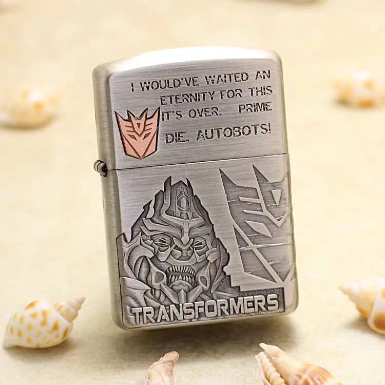 ZIPPO打火机正品/【变形金刚-狂派】熏银盔甲【俊昊】DYJ1