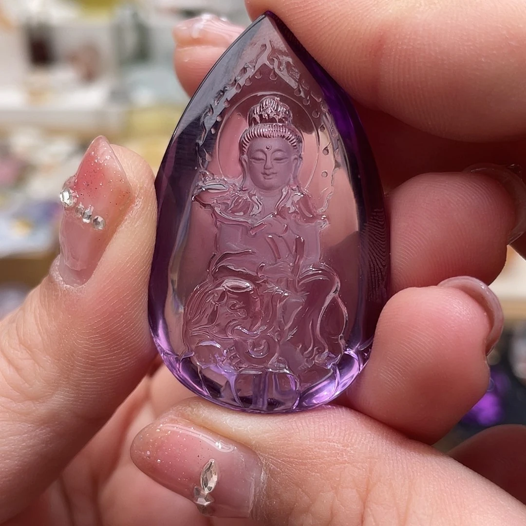 水晶颈饰未镶嵌定制