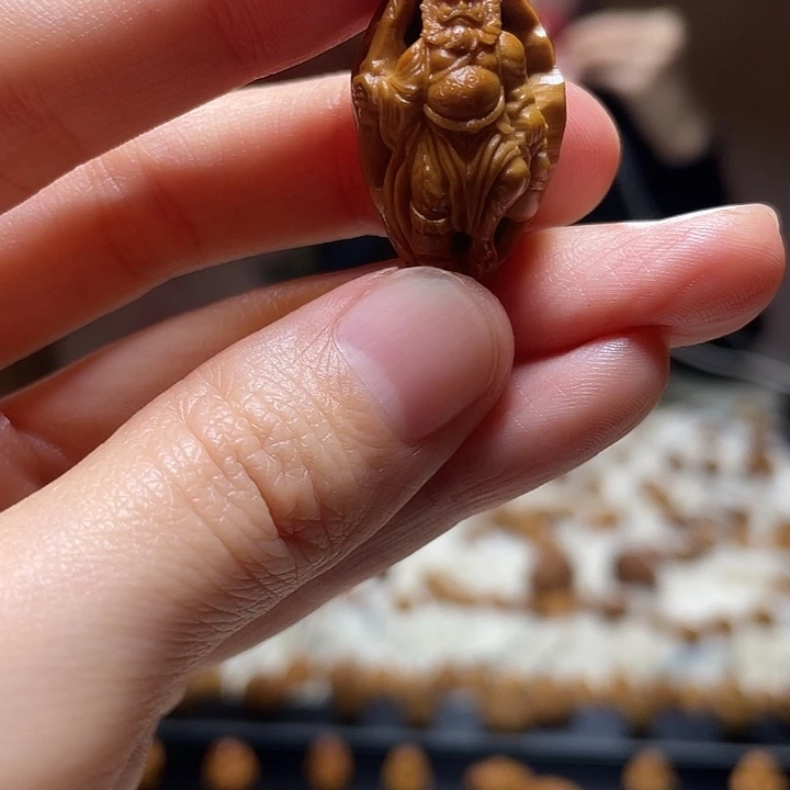 橄榄核吊坠橄榄 钟馗