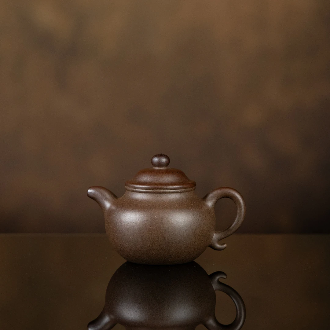 【利贞l莲子】原矿青段泥柴烧 约150cc 手工制作 紫砂壶茶具LTT
