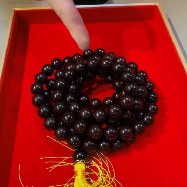 檀香紫檀（小叶紫檀）1.5的108颗泥料321号