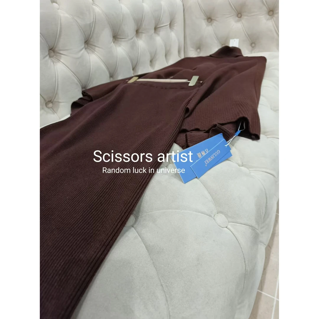 【Scissors artist】高端设计师走秀女装毛衣套装2577