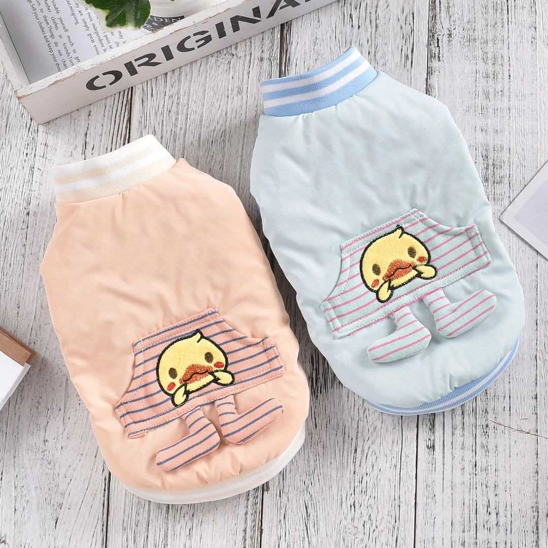 小狗狗衣服秋冬马甲加棉衣泰迪比熊雪纳瑞小型犬宠物保暖马甲4206