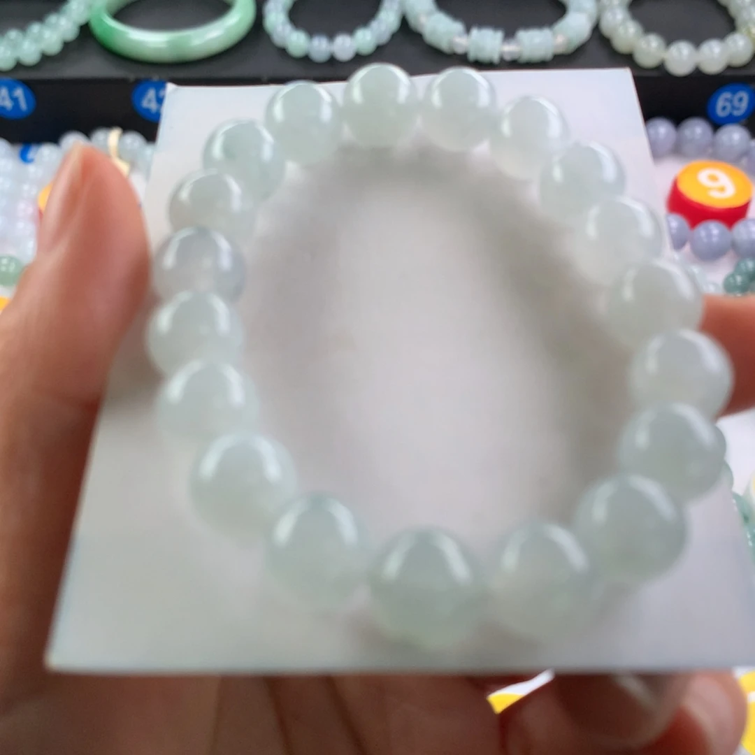 翡翠未镶嵌手链卡10