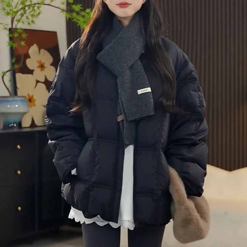 2025新款高级感时髦减龄棉服遮肉显瘦百搭加厚外套女