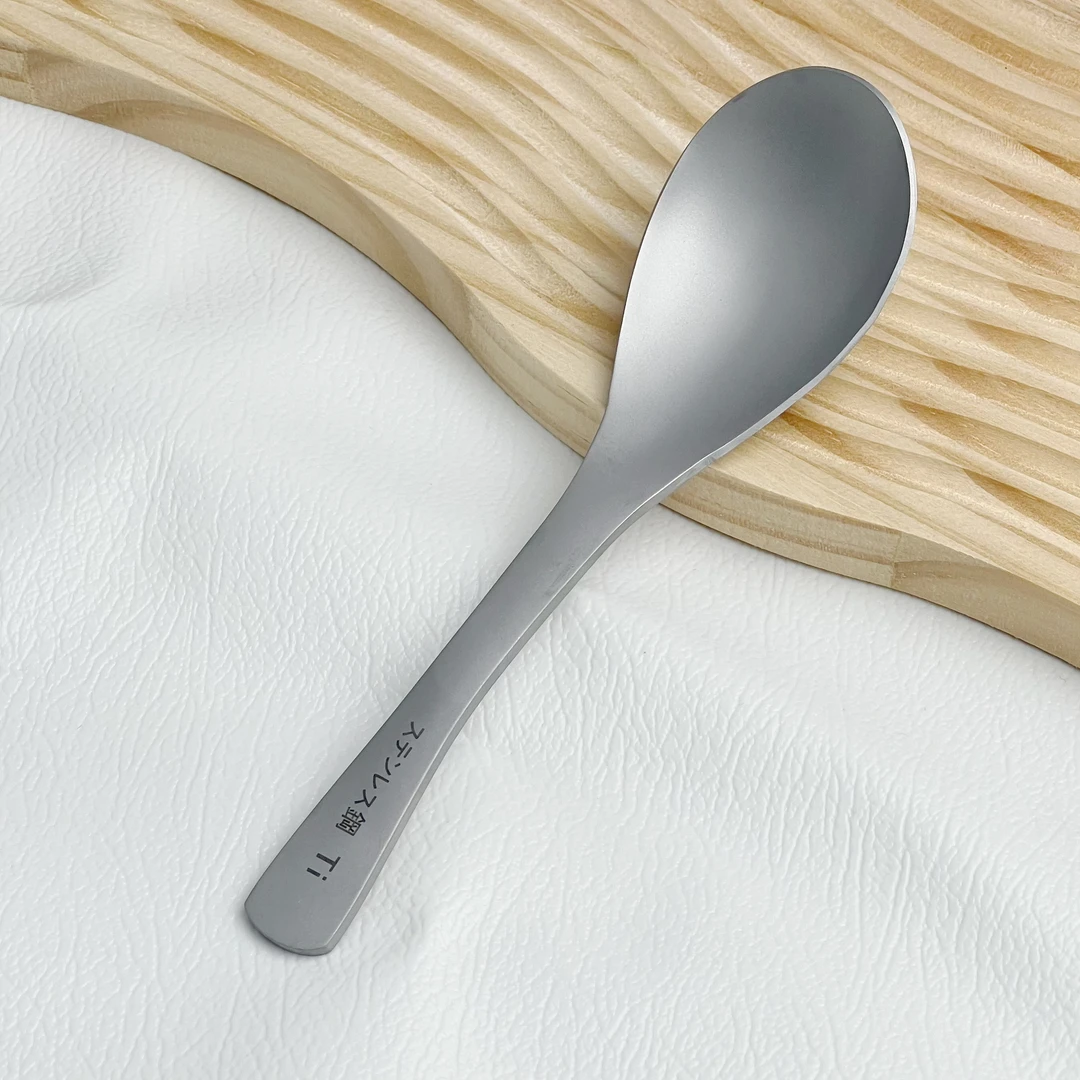 高级日式手作钛勺子樱花盒一支礼盒装