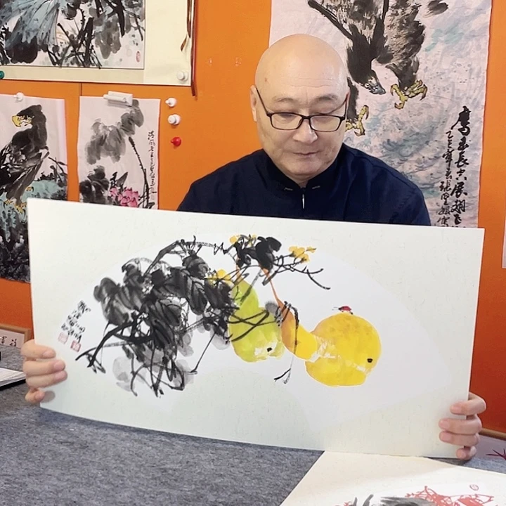 国画张圣敏先生纯手绘作品