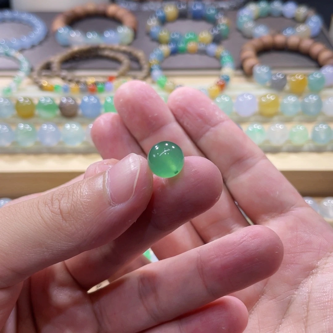 未镶嵌手链翡翠冰绿