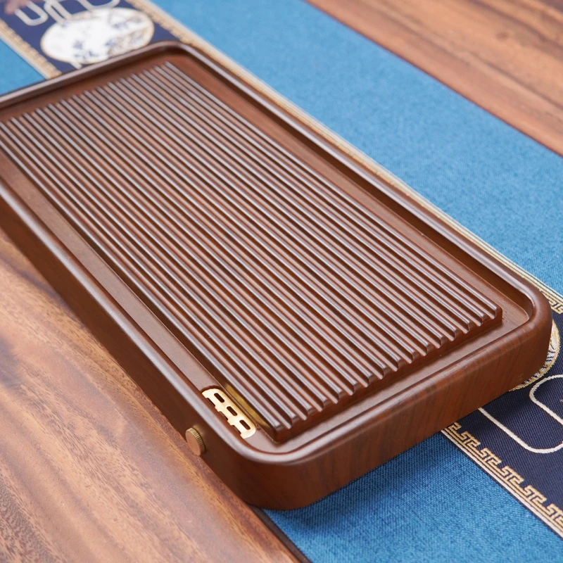 40长20宽 黄直条  柯木茶盘