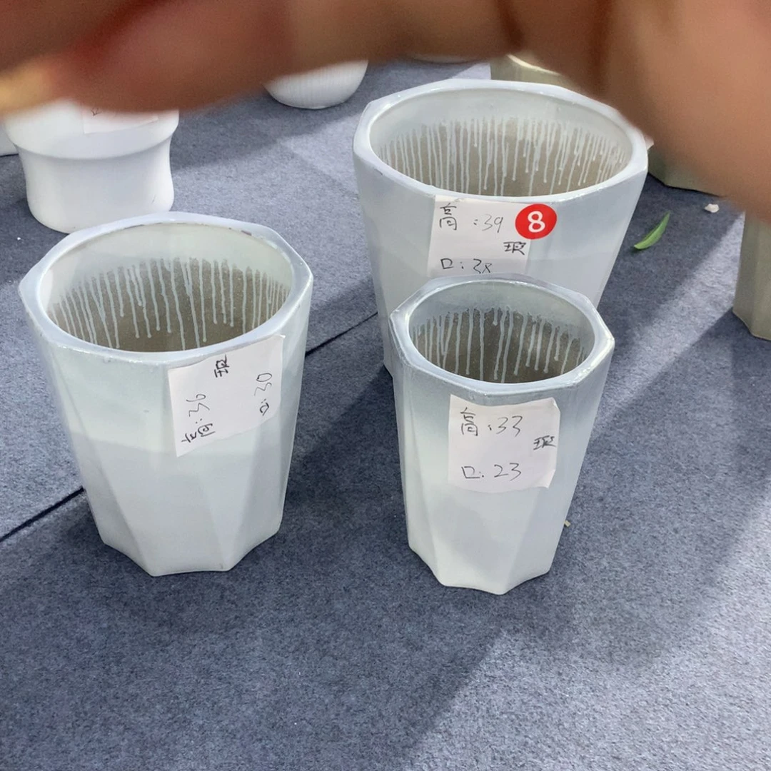 高温陶瓷花盆微瑕