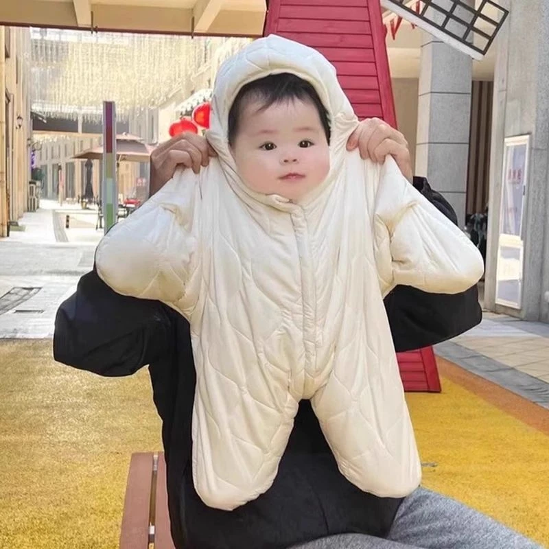 派大星保暖睡袋宝宝包被婴儿秋冬加厚连体衣爬服初生儿外出抱被