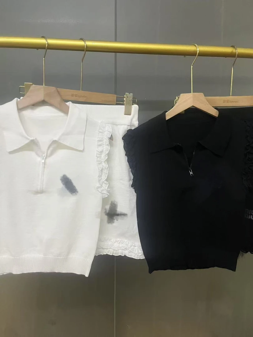 夏季上衣翻领时尚套装轻职风休闲修身简约衬衫休闲风
