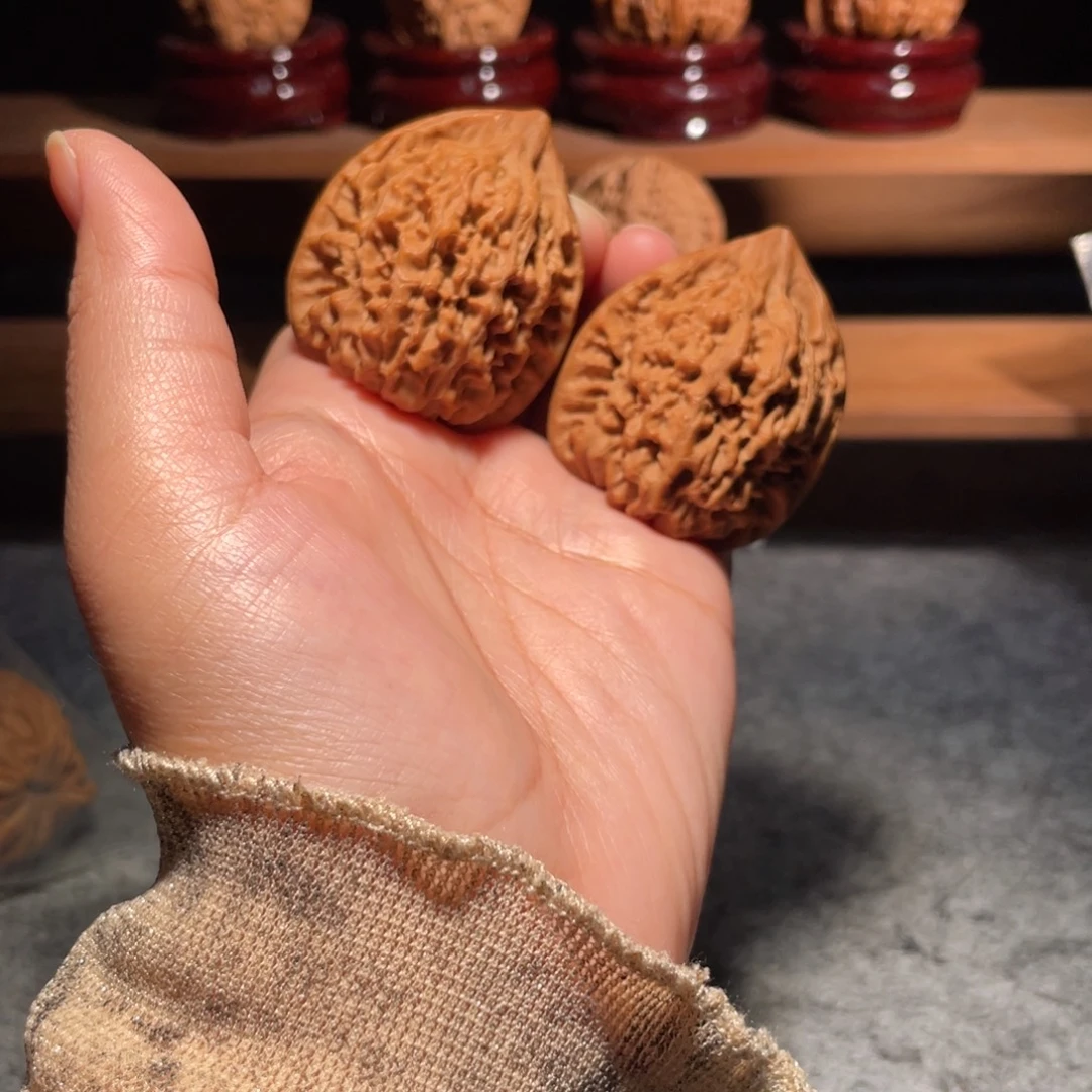 核桃手串/手链麒麟官帽全品油蜡皮38