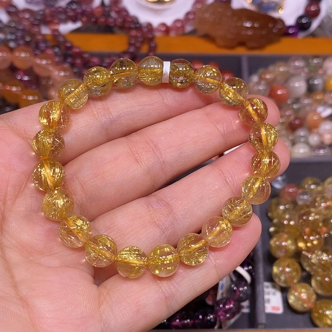 未镶嵌手链水晶金钛晶8