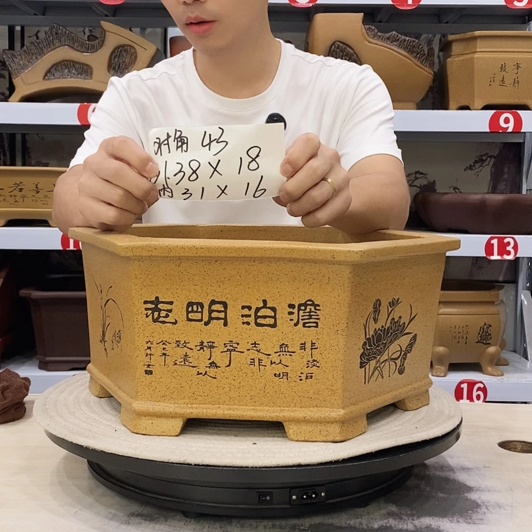 紫砂花盆紫砂花盆