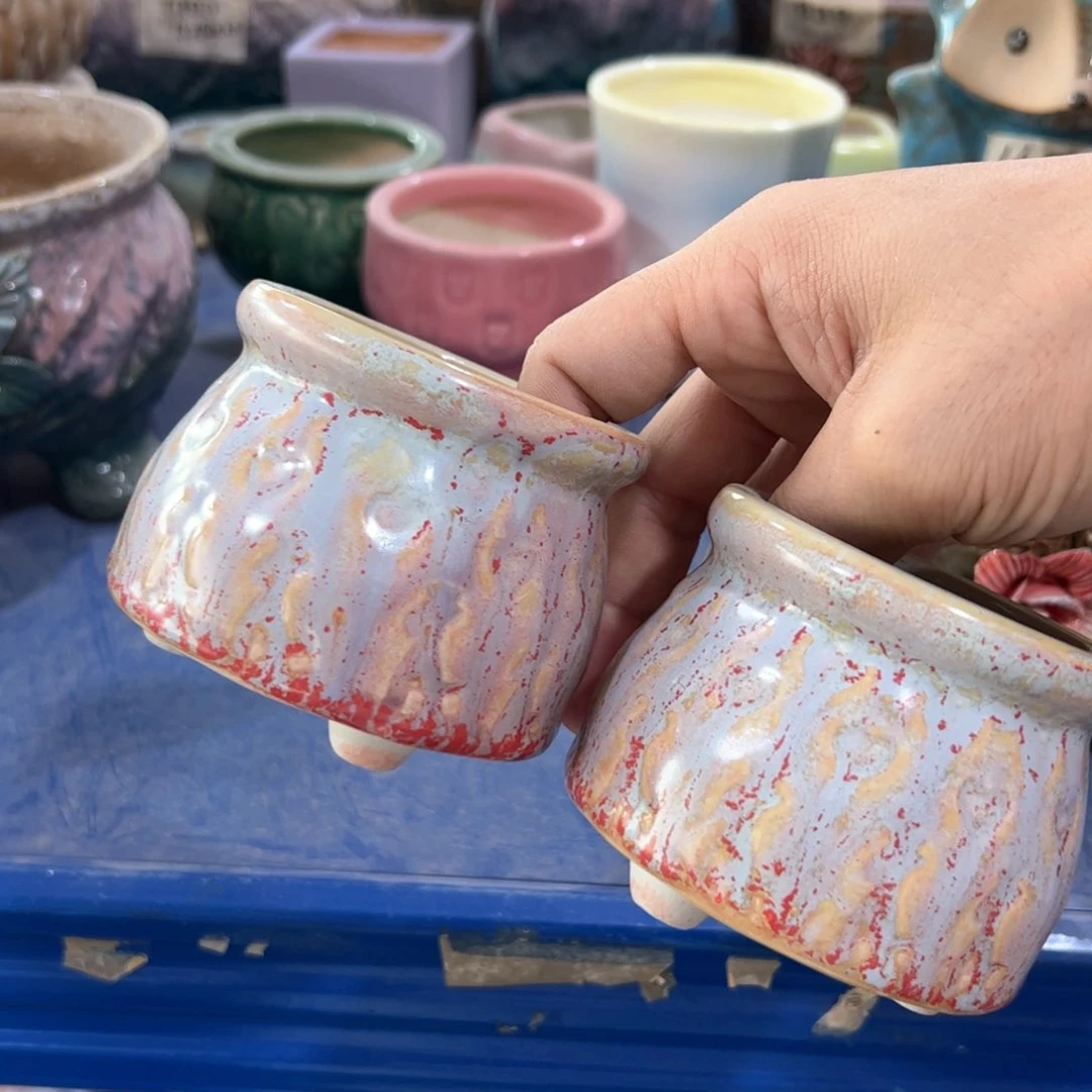 陶瓷多肉小花盆@@1297