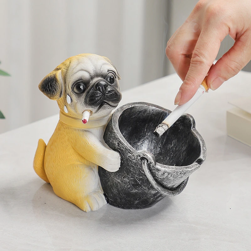 创意烟灰缸可爱个性家用客厅网红潮流卡通摆件动物北欧