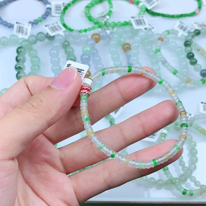 未镶嵌手链翡翠翡翠