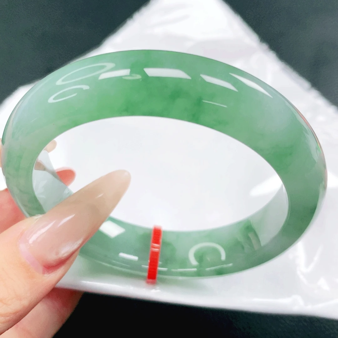 翡翠未镶嵌手镯55