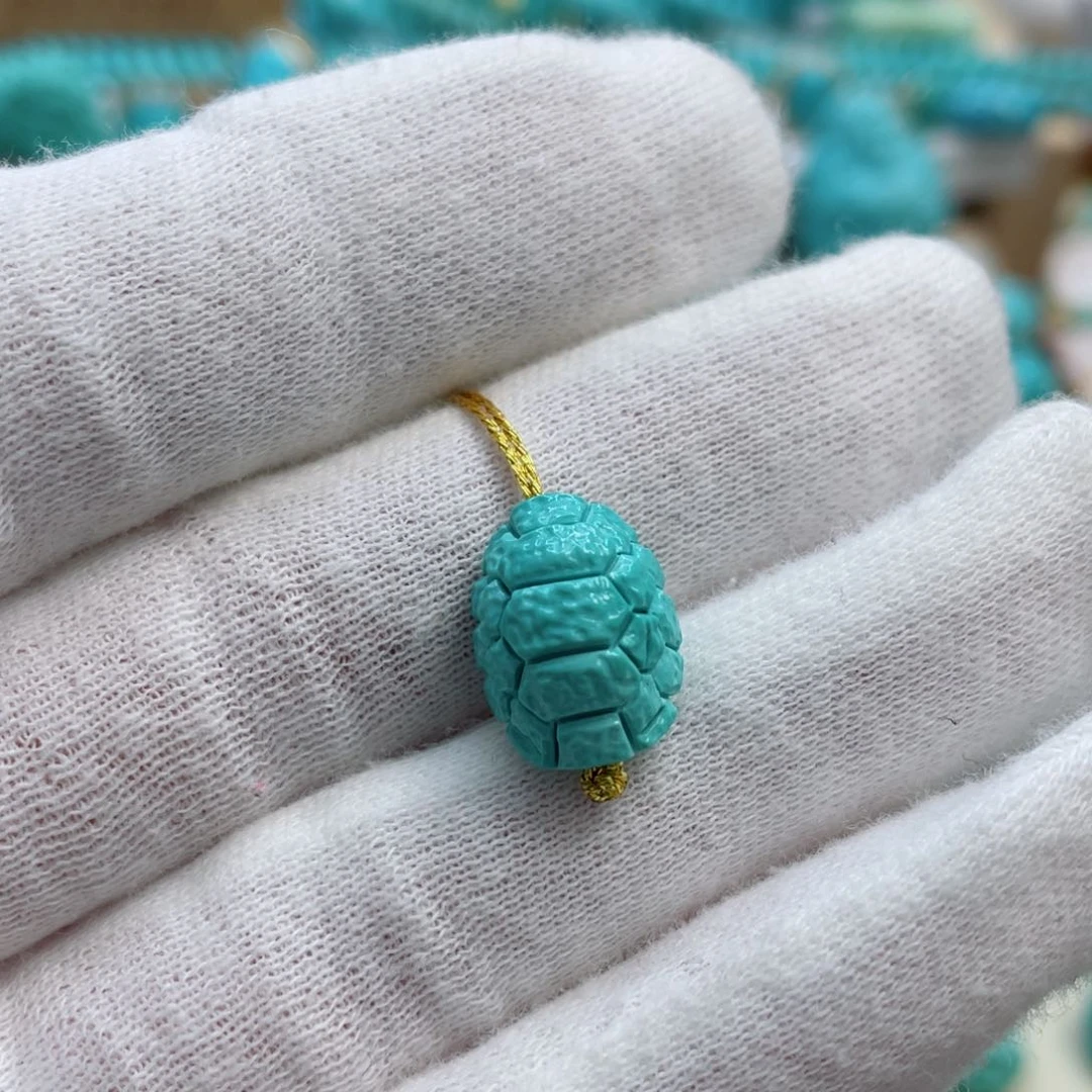 绿松石珠宝奇石未镶嵌戈****亚