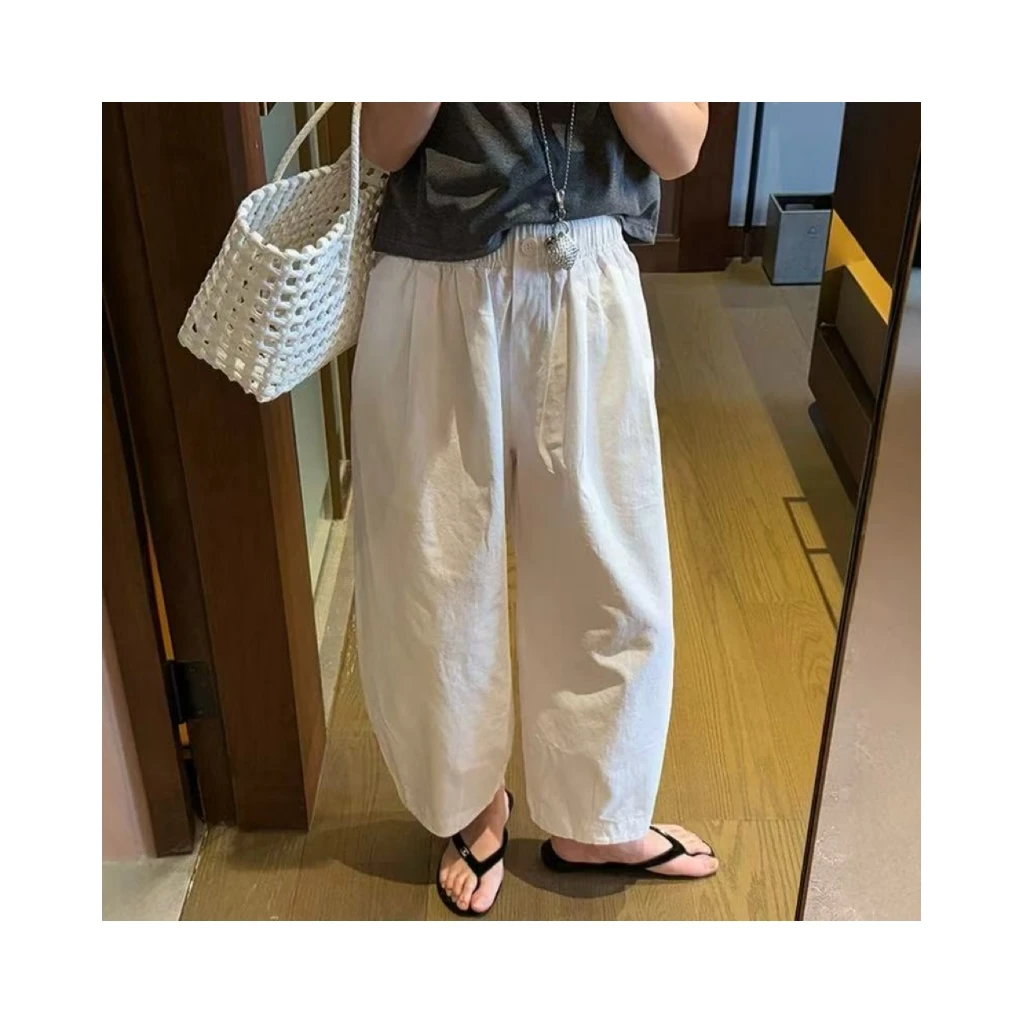 HENIMAN/恒依曼45天丝55棉 一粒扣休闲气球裤百搭九分萝卜裤7182