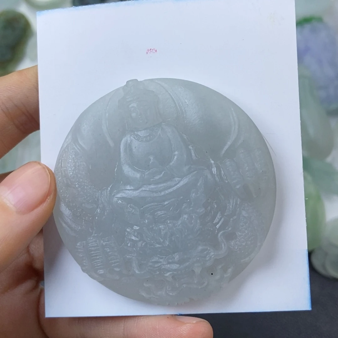 定制翡翠未镶嵌艺*壹观音