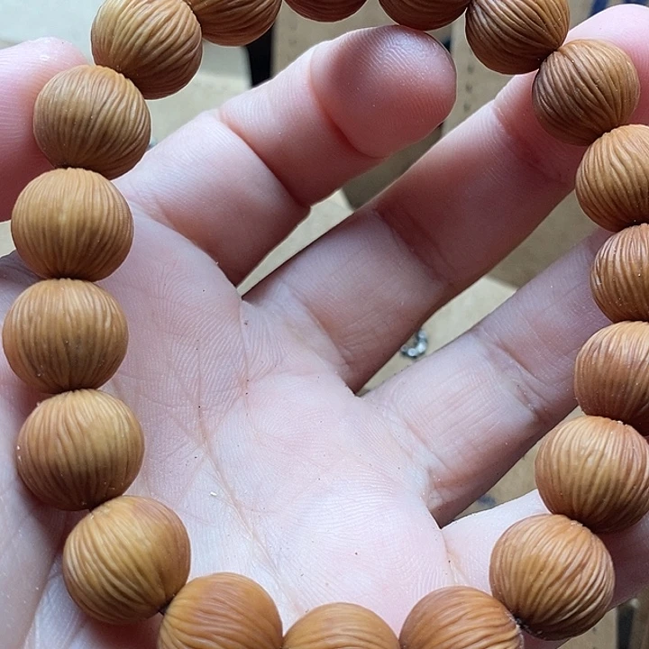 竹***蜓吊坠猴头核桃反油金丝74F