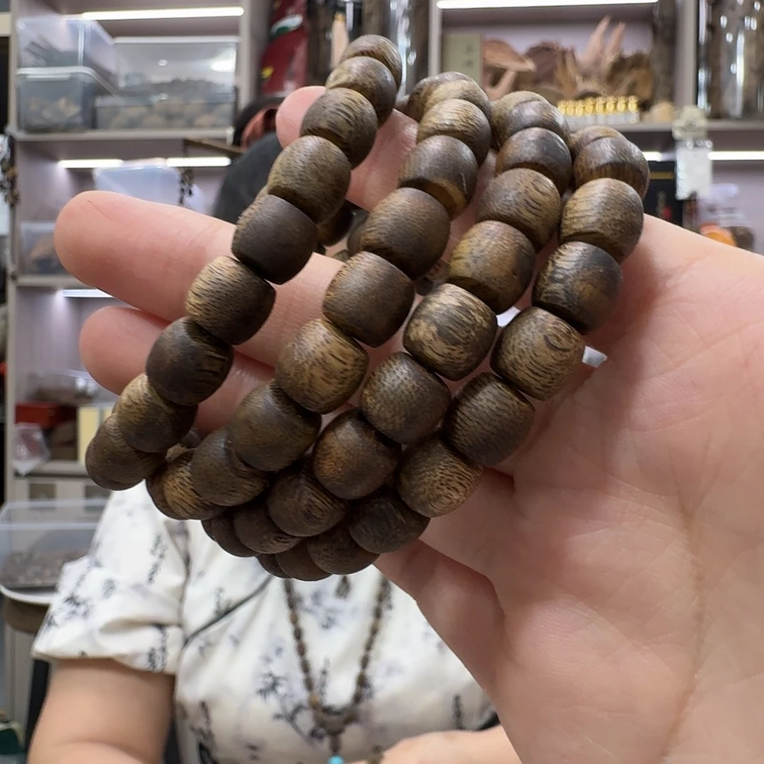 沉香沉香碎屑张勺子鼓珠单圈 8m-5 克+多样性发一