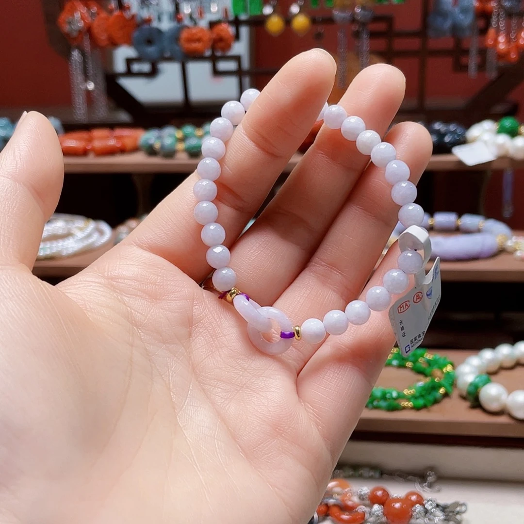 翡翠未镶嵌手链饰品