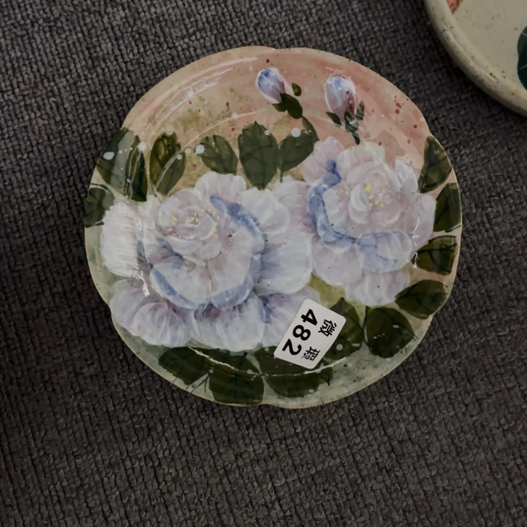 瓷片景德镇手绘高温釉下彩陶瓷茶具