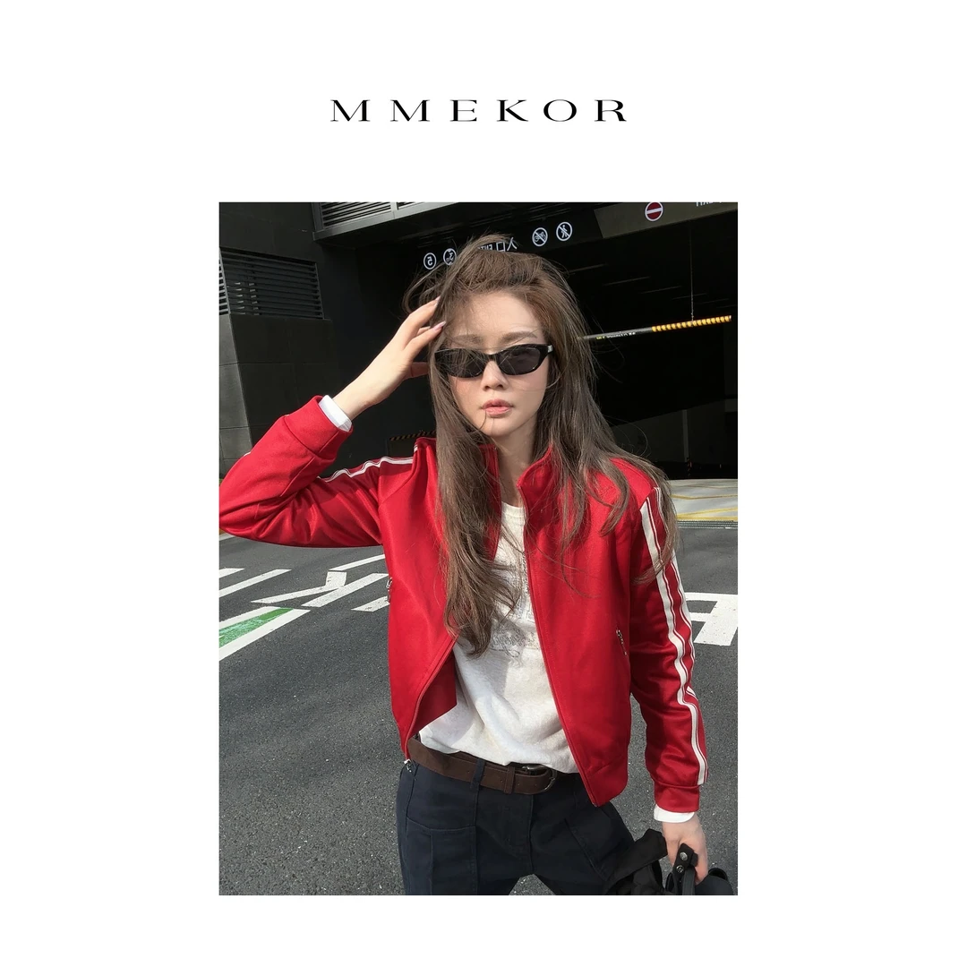 MMEKOR“高球魔女”外套 2025新款秋款活力常青藤潮流上衣 30182