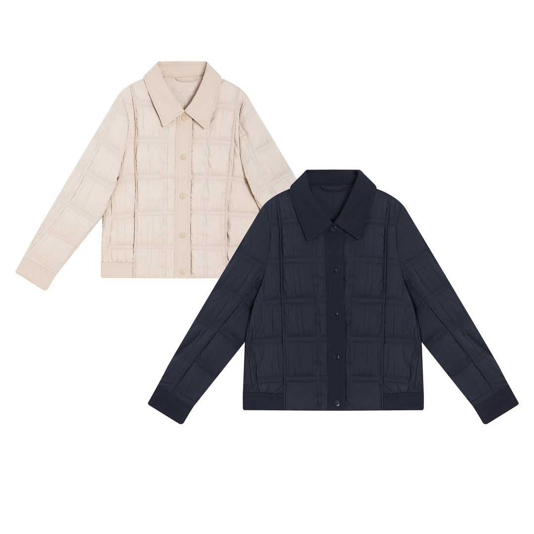 小个子高级优雅/COA86282 晨露2025冬季新款极简百搭保暖鹅绒服