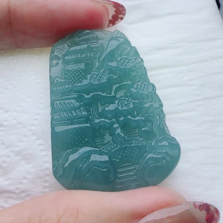 翡翠未镶嵌颈饰多样性发货天然A货翡翠